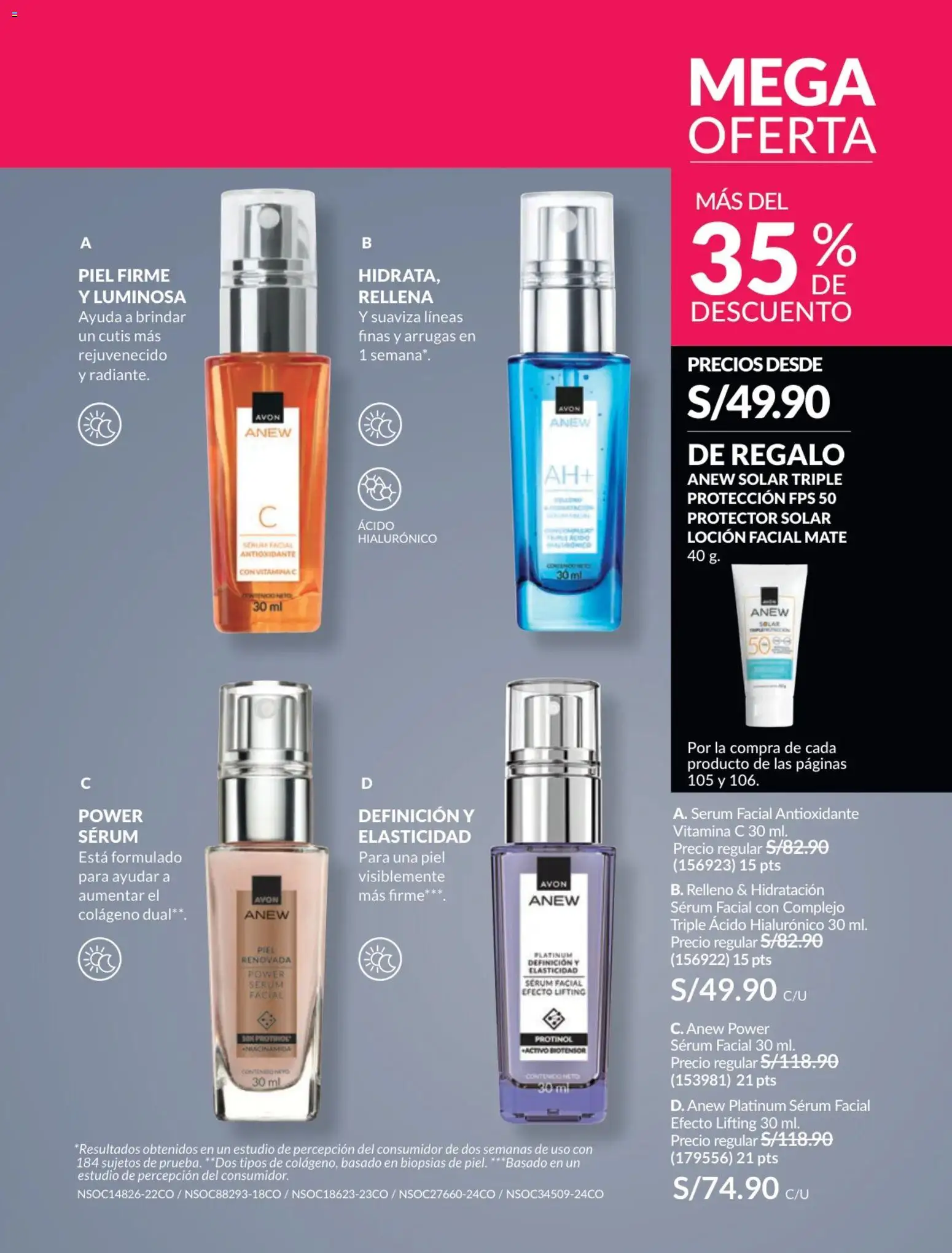 Catálogo Avon válido desde 31.01.2026 | Página: 106 | Productos: Protector solar