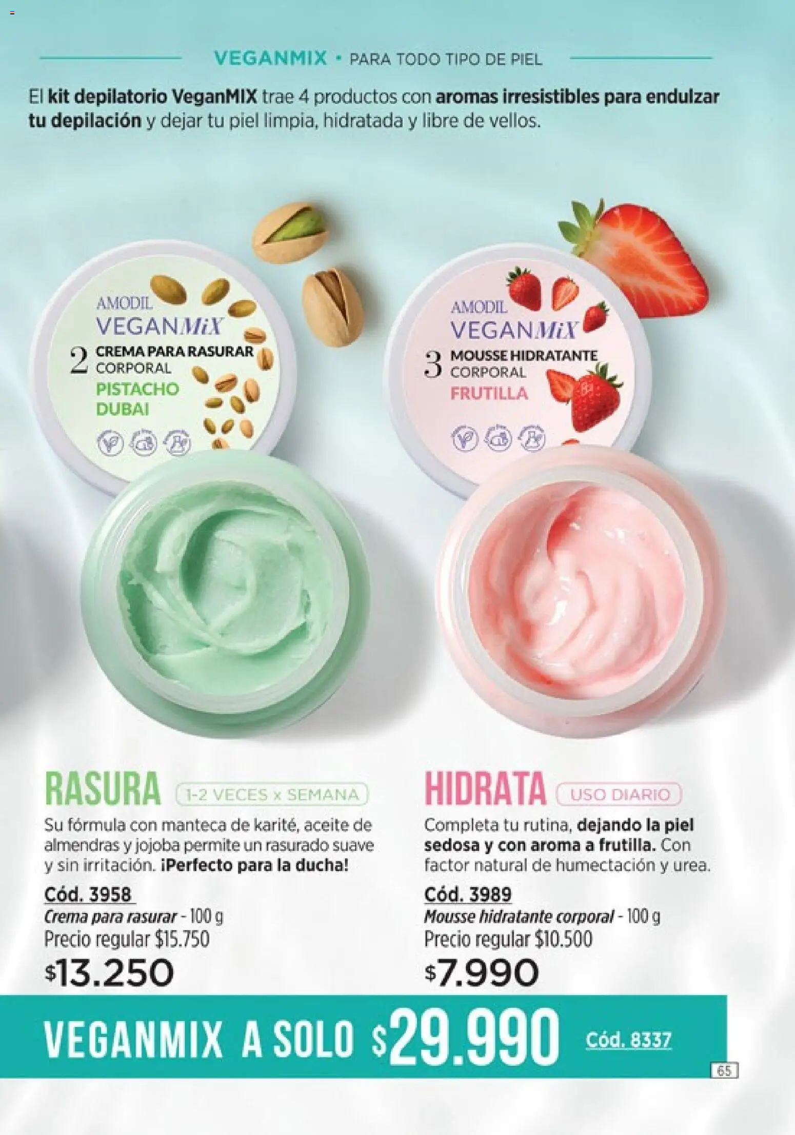 Catálogo Amodil Campaña 3 │ válido desde el 01.03.2026 | Página: 65 | Productos: Frutilla, Mousse, Manteca, Crema