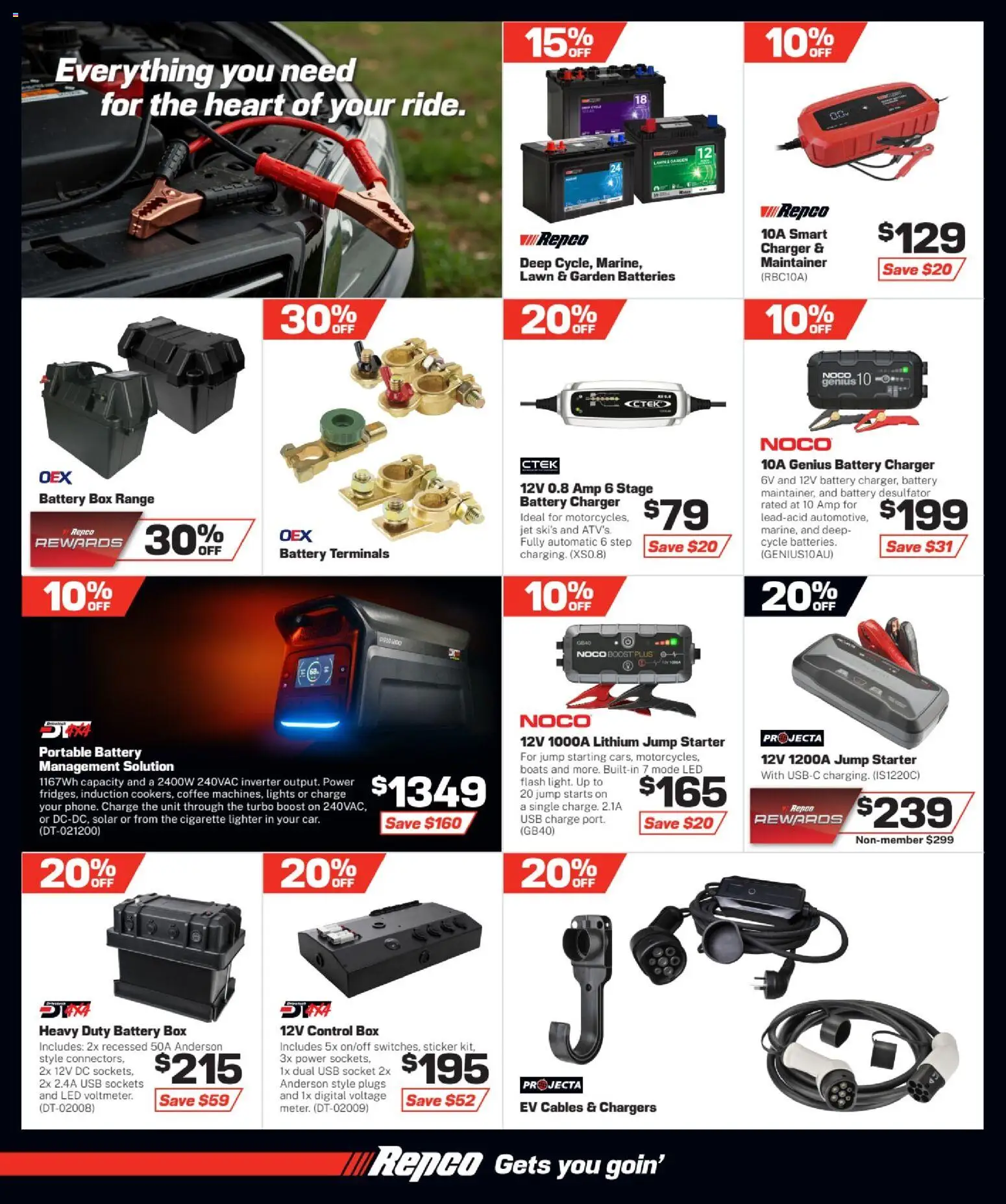 Repco catalogue - valid from 28.01.2026 | Page: 8 | Products: Socket, Charger, Coffee, Batteries