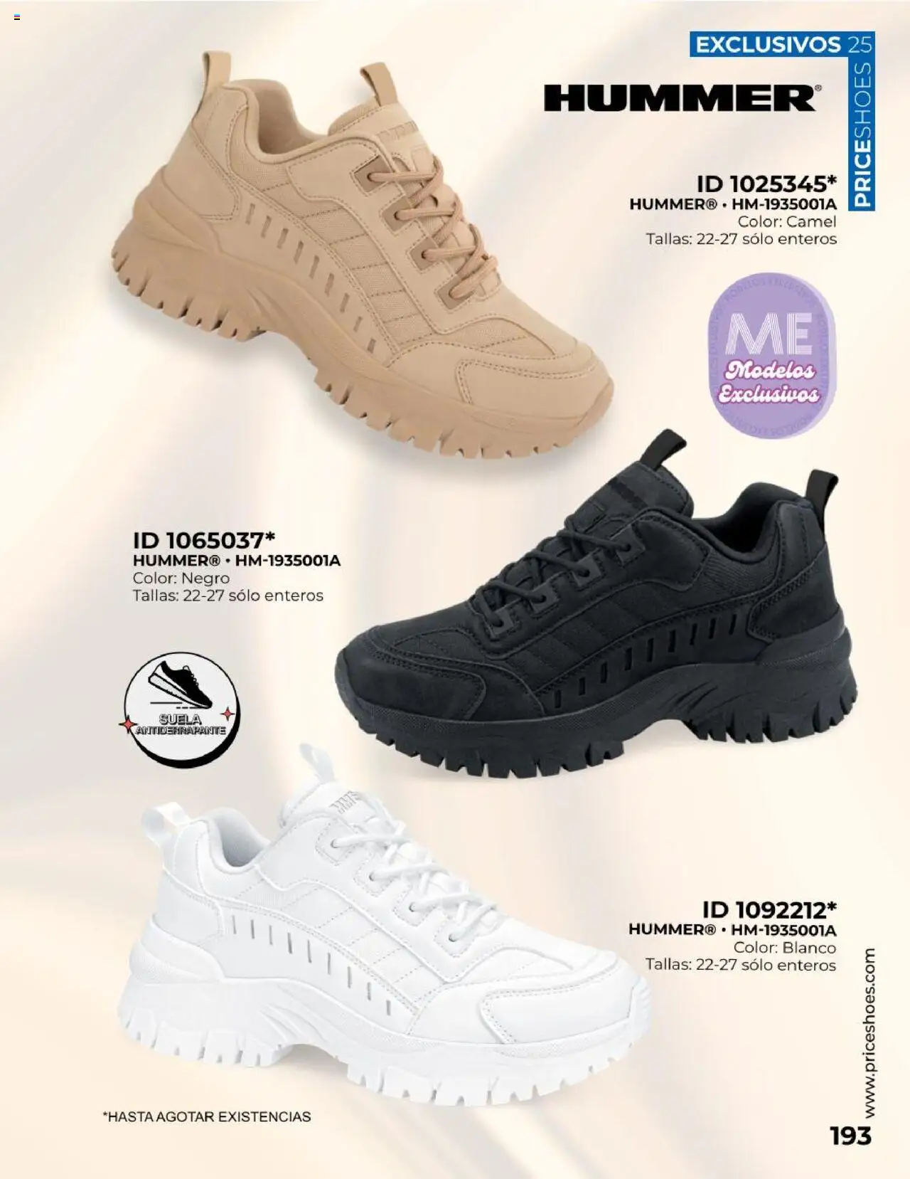 Nuevas ofertas de Price Shoes válidas en toda la República Mexicana desde el 19.10.2025. ¡Encuentra las mejores ofertas en Price Shoes catálogo Exclusivos 2025! | Página: 193