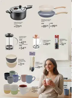 Bistek Supermercados - Ofertas Sensações Casa e Decoração - Pré-Visualização do folheto da loja Bistek Supermercados, válido de 04.02.2026 | Página: 6 | Produtos: Hauskraft, Panela, Cafeteira, Caneca