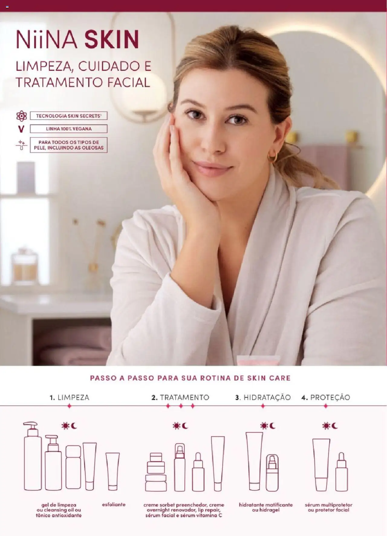 Eudora Folheto - válido de 06.06.2025 | Página: 52 | Produtos: Sérum, Gel de limpeza, Protetor facial, Vitamina c