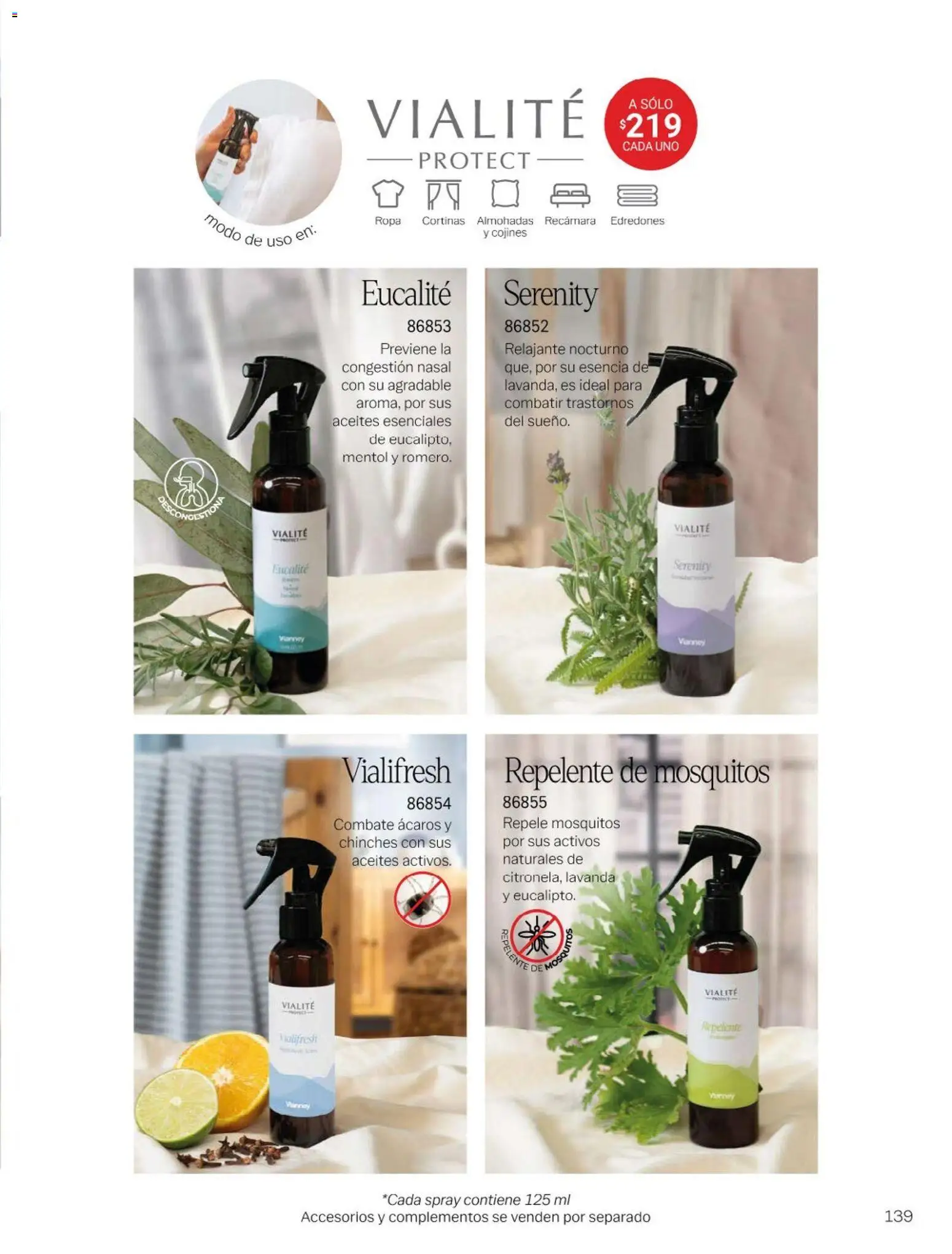 Nuevas ofertas de Vianney válidas en toda la República Mexicana desde el 23.01.2026. ¡Encuentra las mejores ofertas en Vianney catálogo Chavos! | Página: 141 | Productos: Repelente, Ropa, Cortinas