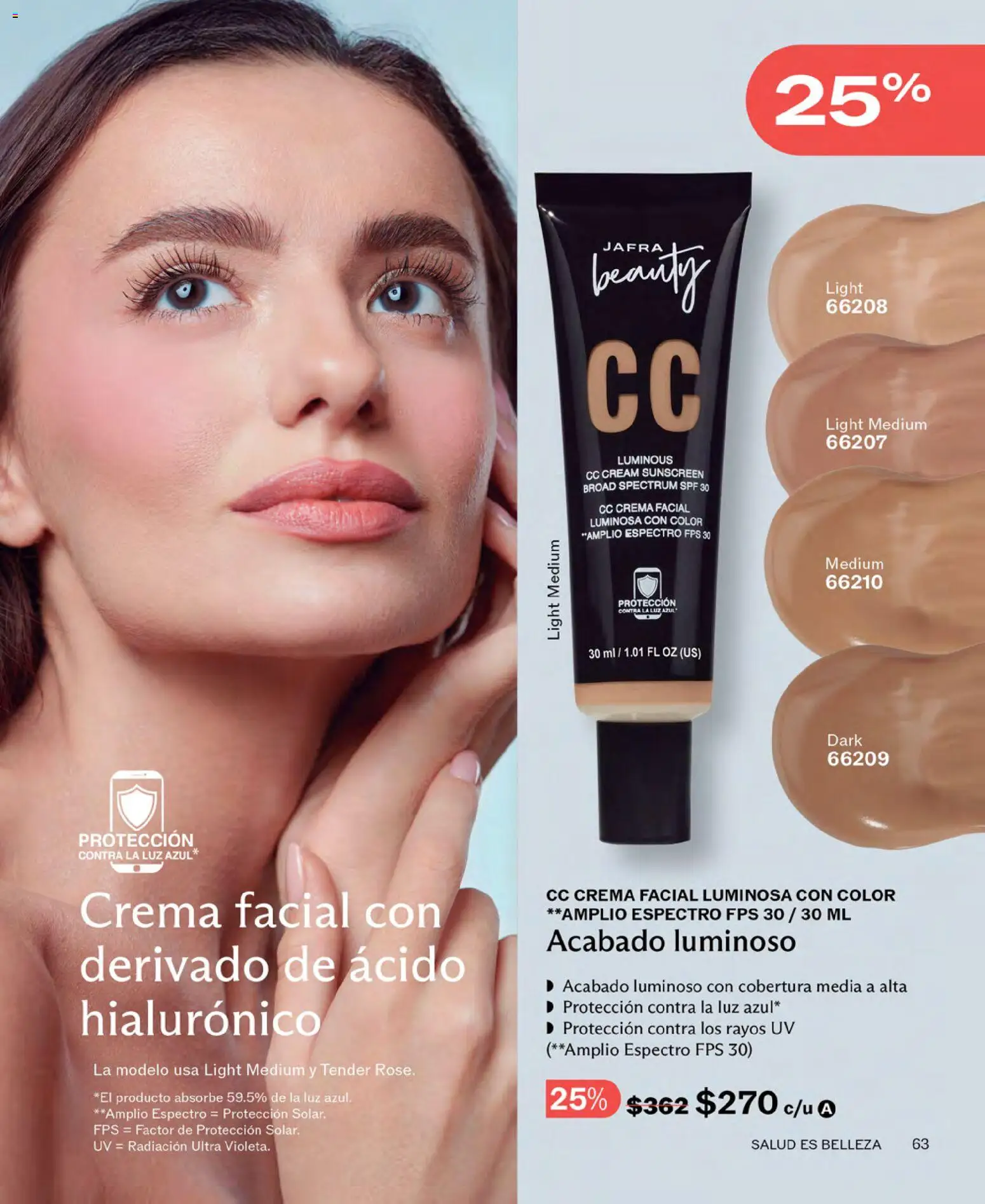 Nuevas ofertas de JAFRA válidas en toda la República Mexicana desde el 01.11.2025. ¡Encuentra las mejores ofertas en JAFRA catálogo! | Página: 63 | Productos: Crema