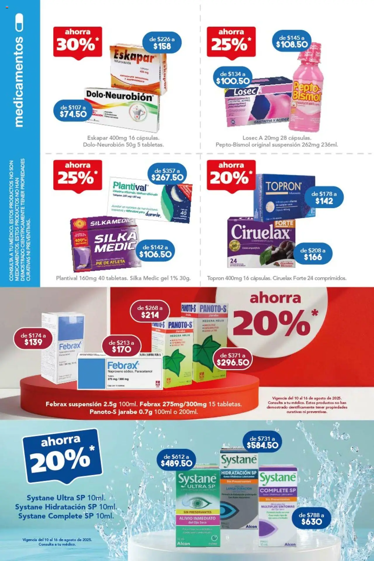 Nuevas ofertas de Farmacia San Pablo válidas en toda la República Mexicana desde el 10.08.2025. ¡Encuentra las mejores ofertas en Farmacia San Pablo catálogo! | Página: 4