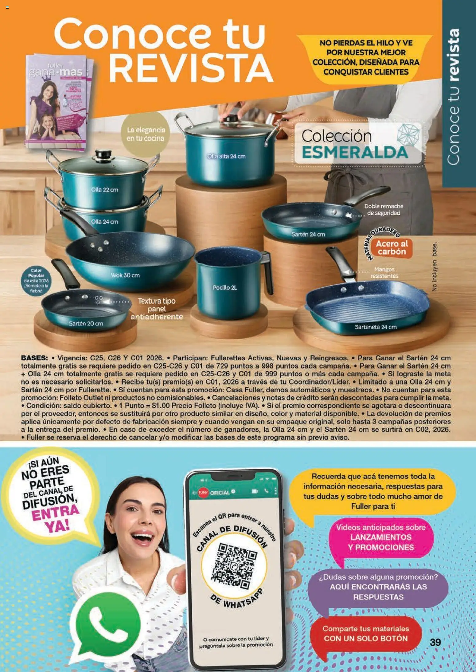 Nuevas ofertas de Fuller válidas en toda la República Mexicana desde el 01.04.2026. ¡Encuentra las mejores ofertas en Fuller Gana Mas C26 2026! | Página: 39