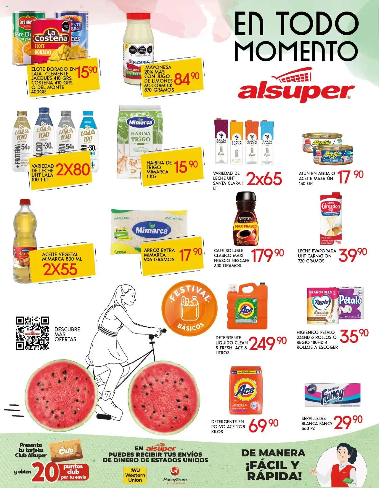 Nuevas ofertas de Alsuper válidas en toda la República Mexicana desde el 03.10.2025. ¡Encuentra las mejores ofertas en Alsuper - Folleto Durango! | Página: 8 | Productos: Harina, Frasco, Agua, Café