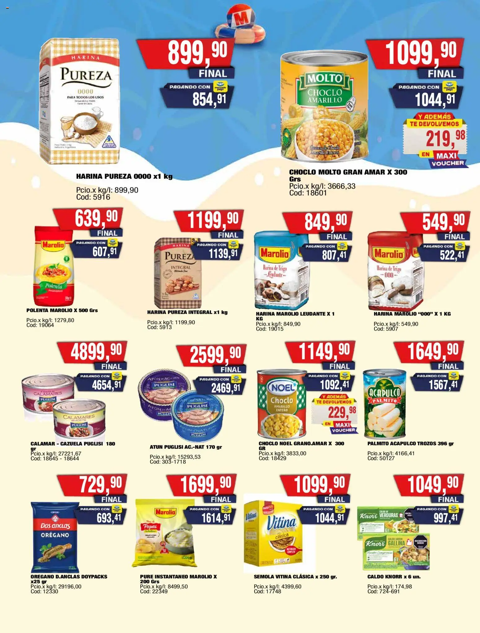 Maxiconsumo ofertas │ válido desde el 02.02.2026 | Página: 4 | Productos: Harina, Aceite, Polenta, Té