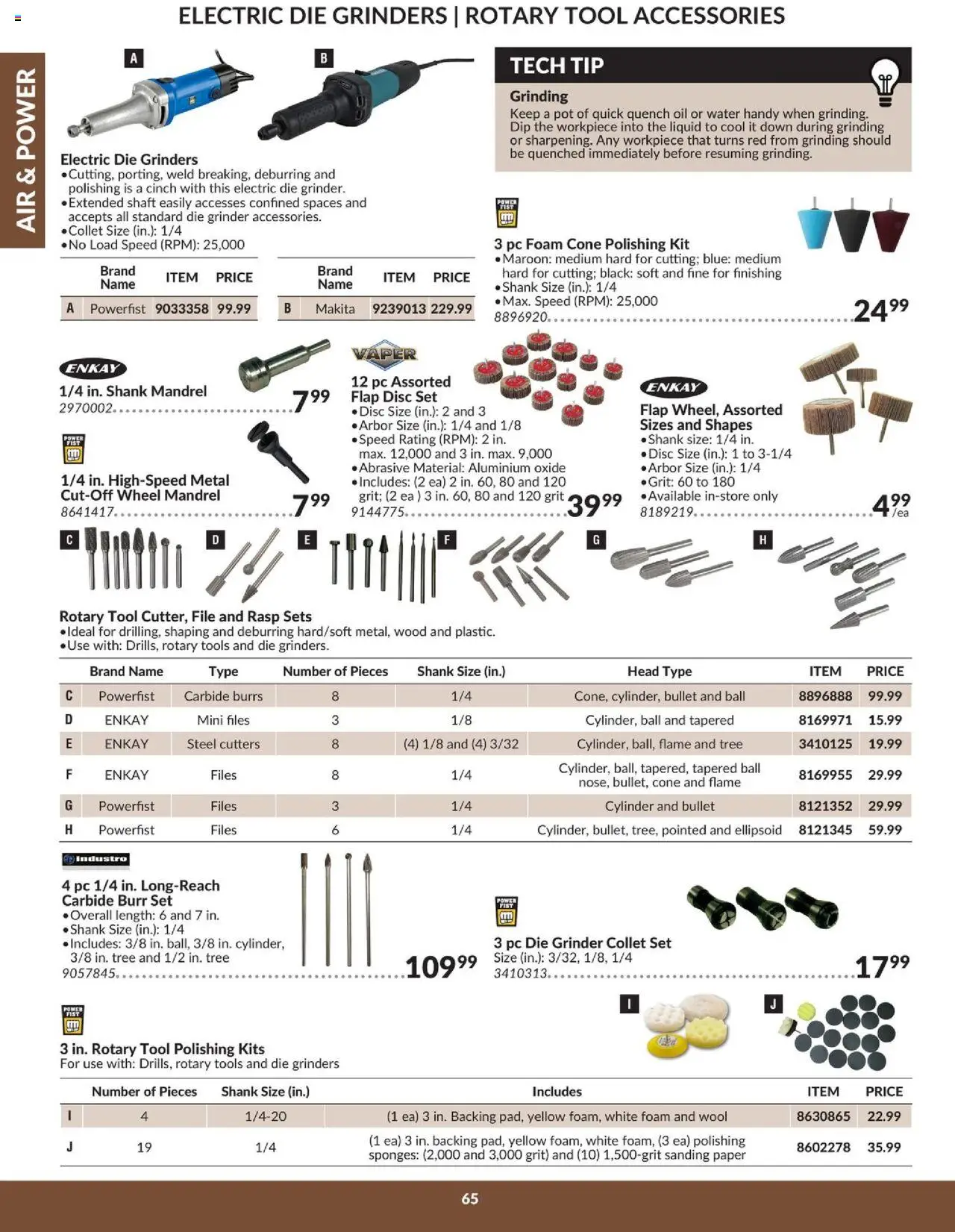 Princess Auto flyer valid from 16.04.2025 | Page: 71 | Products: PC, Grinder, Oil