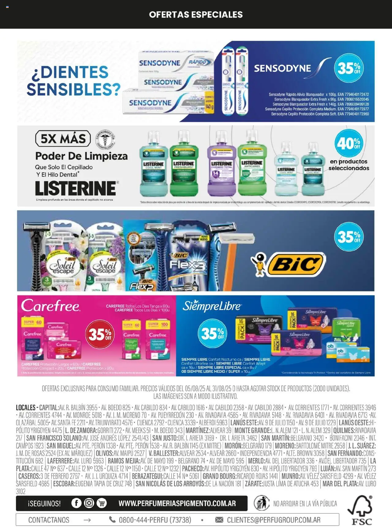 Pigmento catálogo │ válido desde el 05.08.2025 | Página: 16 | Productos: Sobre, Cepillo, Lima, Hilo dental