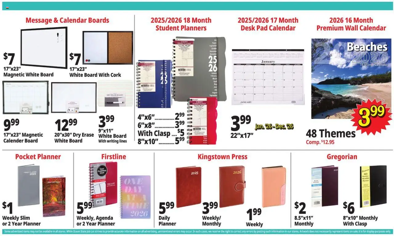 Ocean State Job Lot Weekly Ad - MA - valid from 25.09.2025 | Page: 17 | Products: Press, Desk