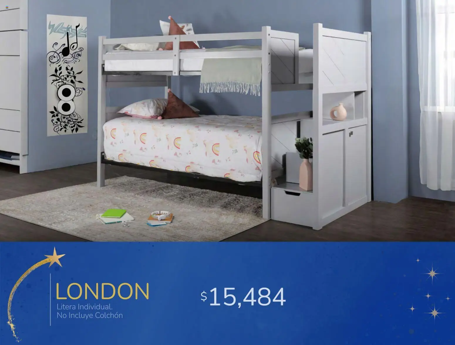 Nuevas ofertas de Muebles Dico válidas en toda la República Mexicana desde el 06.01.2026. ¡Encuentra las mejores ofertas en Muebles Dico catálogo Magia de Reyes! | Página: 30 | Productos: Litera, Colchón