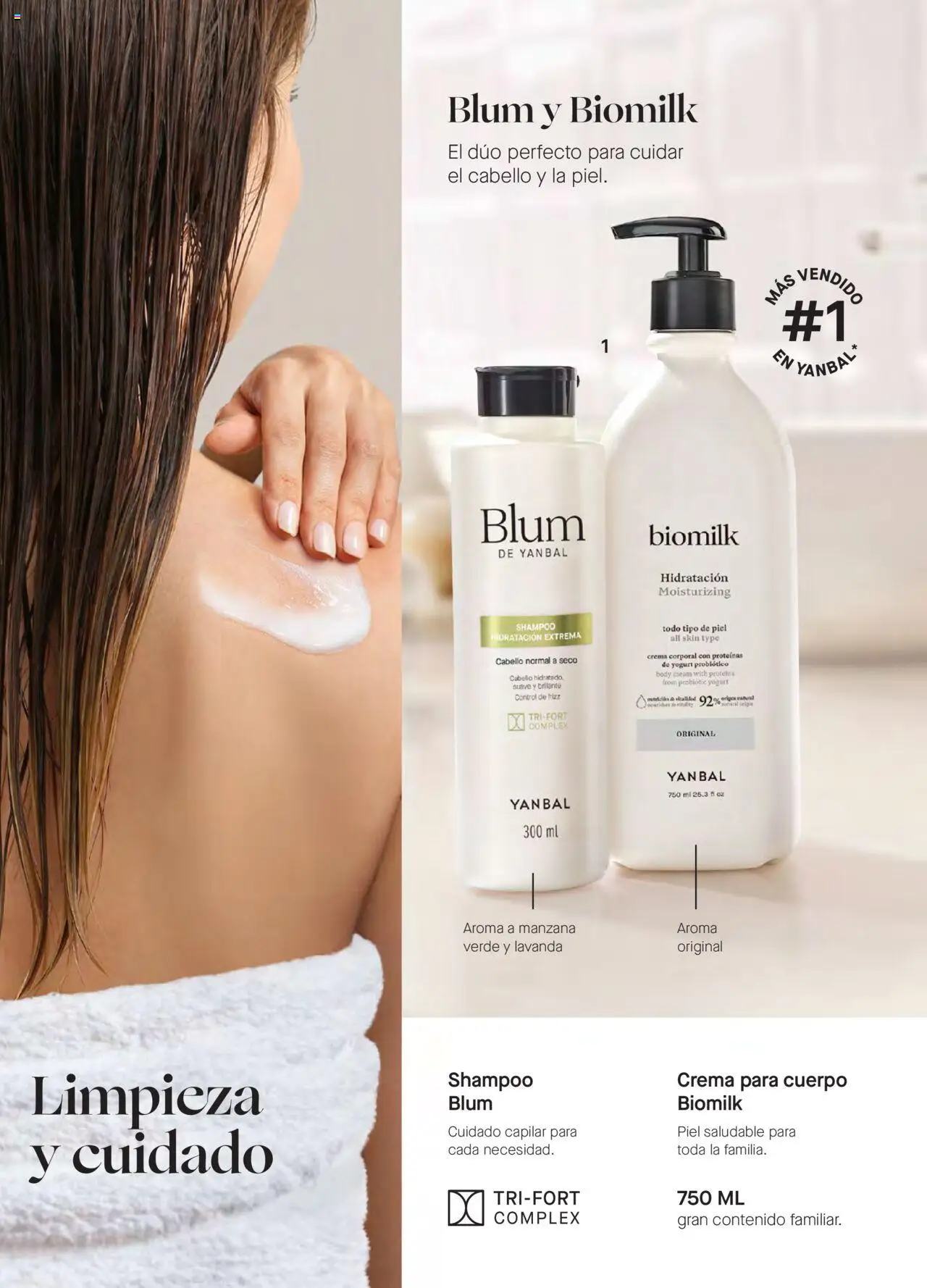 Yanbal revista - valida desde el 24.05.2025 | Página: 50 | Productos: Crema, Shampoo, Manzana, Yogurt