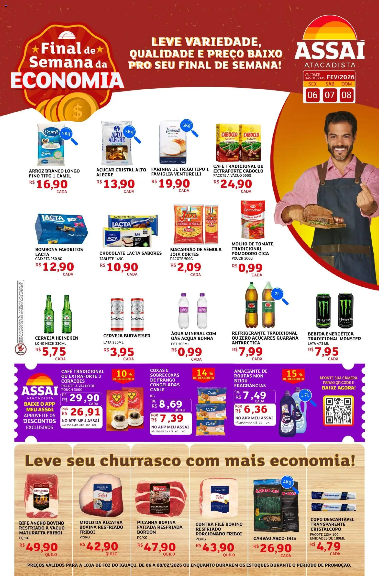 Assaí Atacadista Folheto - válido de 06.02.2026 | Página: 1