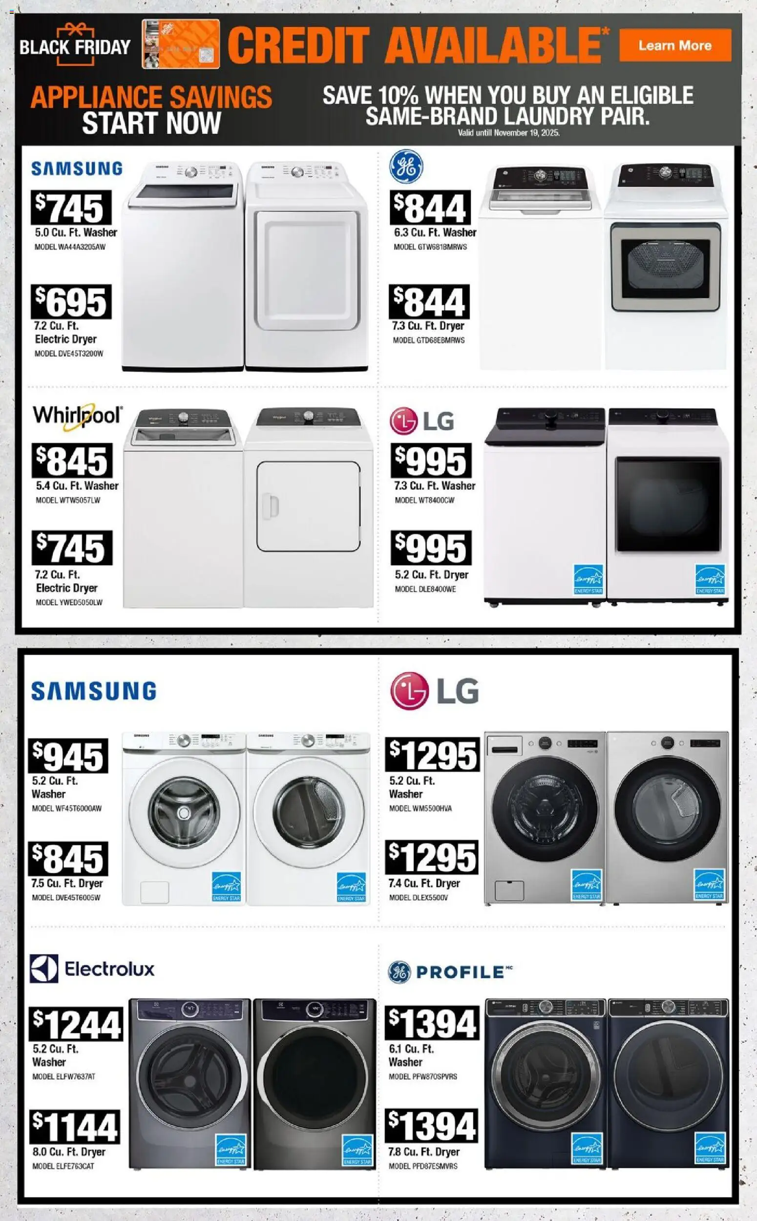 Home Depot flyer valid from 06.11.2025 | Page: 9 | Products: Dryer