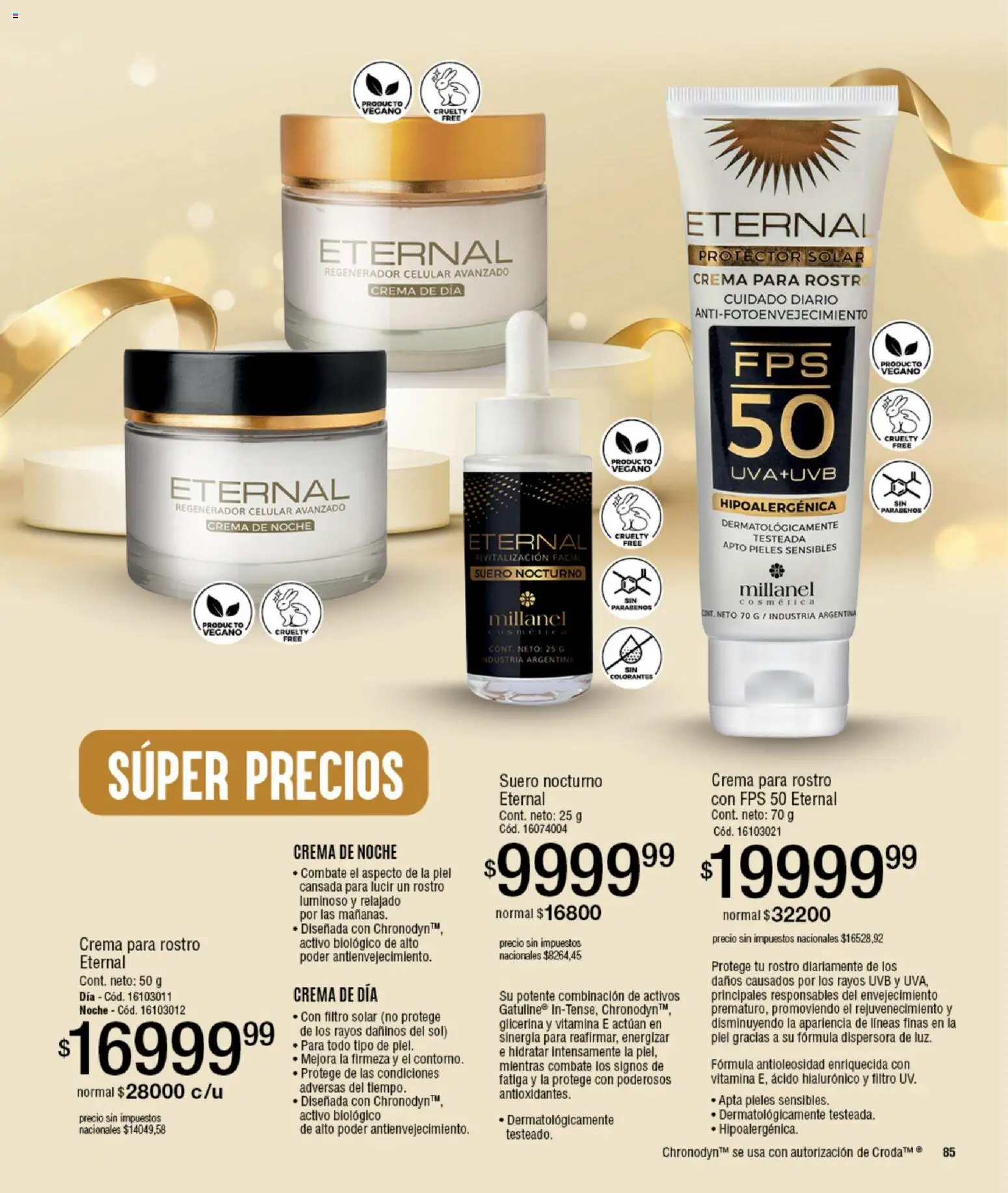 Millanel - Catálogo │ válido desde el 08.12.2025 | Página: 85 | Productos: Protector solar, Crema
