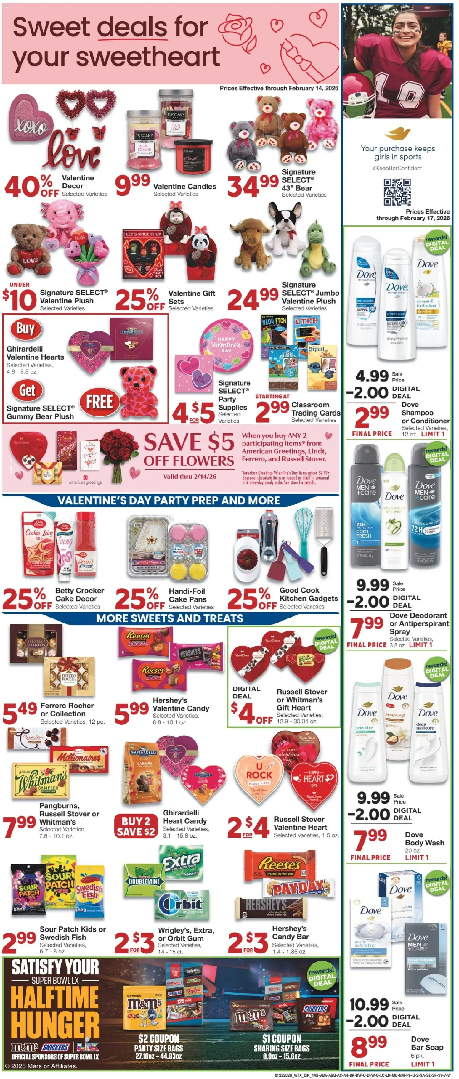 United Supermarkets Weekly Ad - valid from 27.01.2026 | Page: 4 | Products: Shelf, Shampoo, Fish, Bar Soap