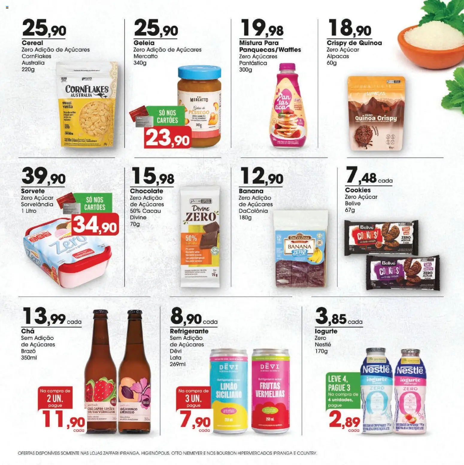 Zaffari Folheto - válido de 06.02.2026 | Página: 11 | Produtos: Pêssego, Bourbon, Geleia, Açúcar