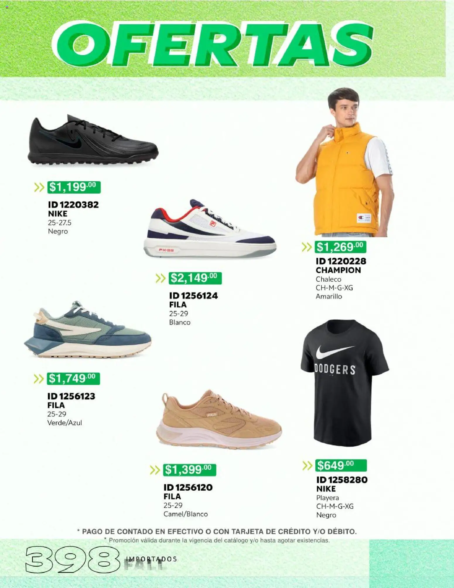 Nuevas ofertas de Price Shoes válidas en toda la República Mexicana desde el 22.10.2025. ¡Encuentra las mejores ofertas en Price Shoes catálogo Fall Importados Ofertas! | Página: 13 | Productos: Chaleco, Playera