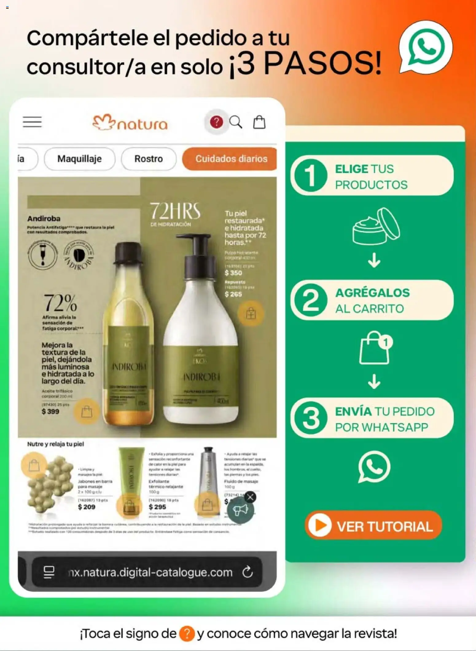 Nuevas ofertas de Natura válidas en toda la República Mexicana desde el 08.05.2026. ¡Encuentra las mejores ofertas en Natura campaña 8 2026! | Página: 2 | Productos: Aceite, Barra, Maquillaje