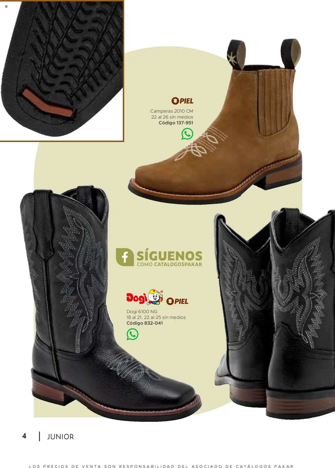 Nuevas ofertas de SC Pakar válidas en toda la República Mexicana desde el 24.07.2025. ¡Encuentra las mejores ofertas en SC Pakar - Catálogo Junior otoño / invierno! | Página: 4