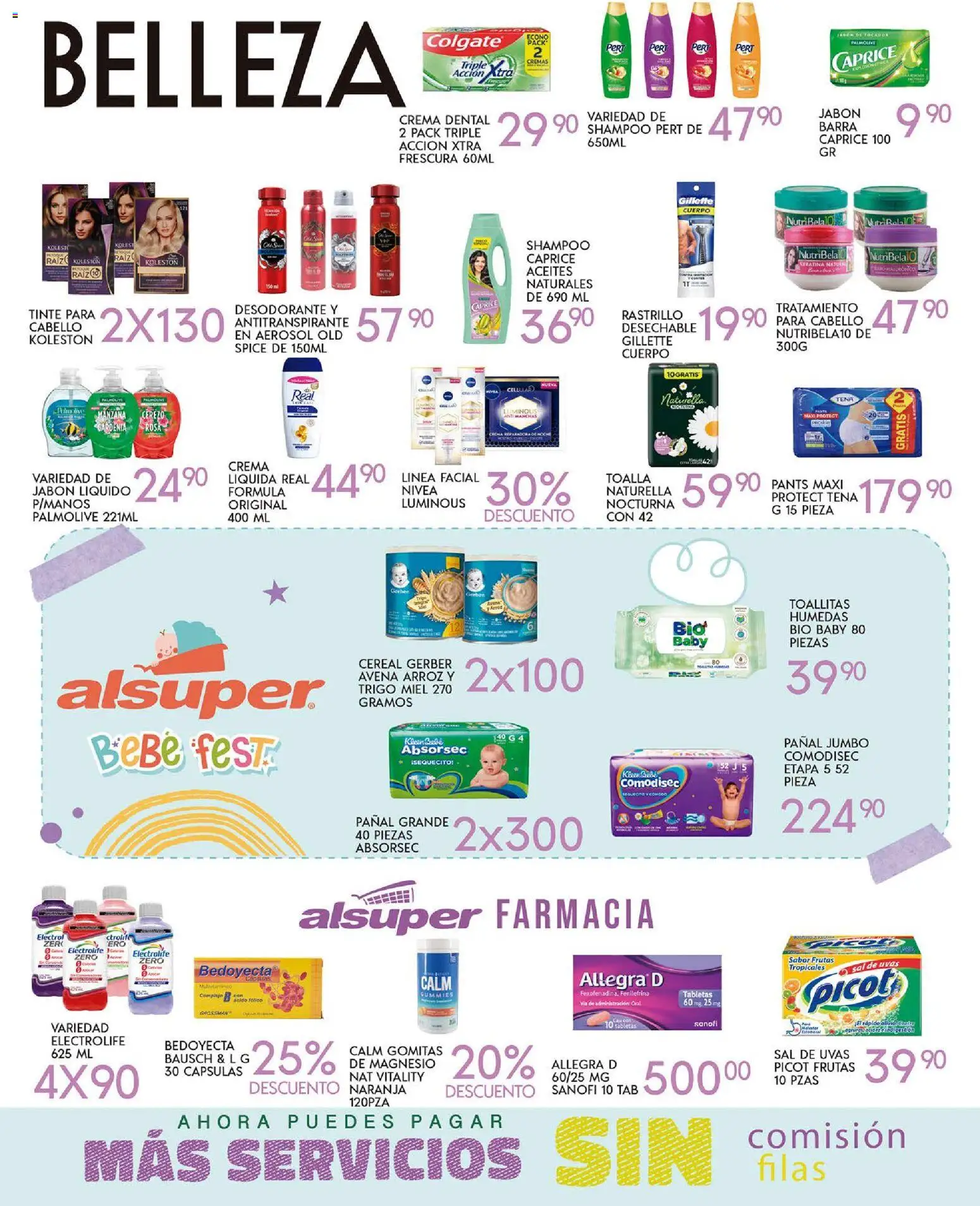 Nuevas ofertas de Alsuper válidas en toda la República Mexicana desde el 31.10.2025. ¡Encuentra las mejores ofertas en Alsuper folleto Chihuahua-Estado! | Página: 4 | Productos: Sal, Rastrillo, Toalla, Gomitas