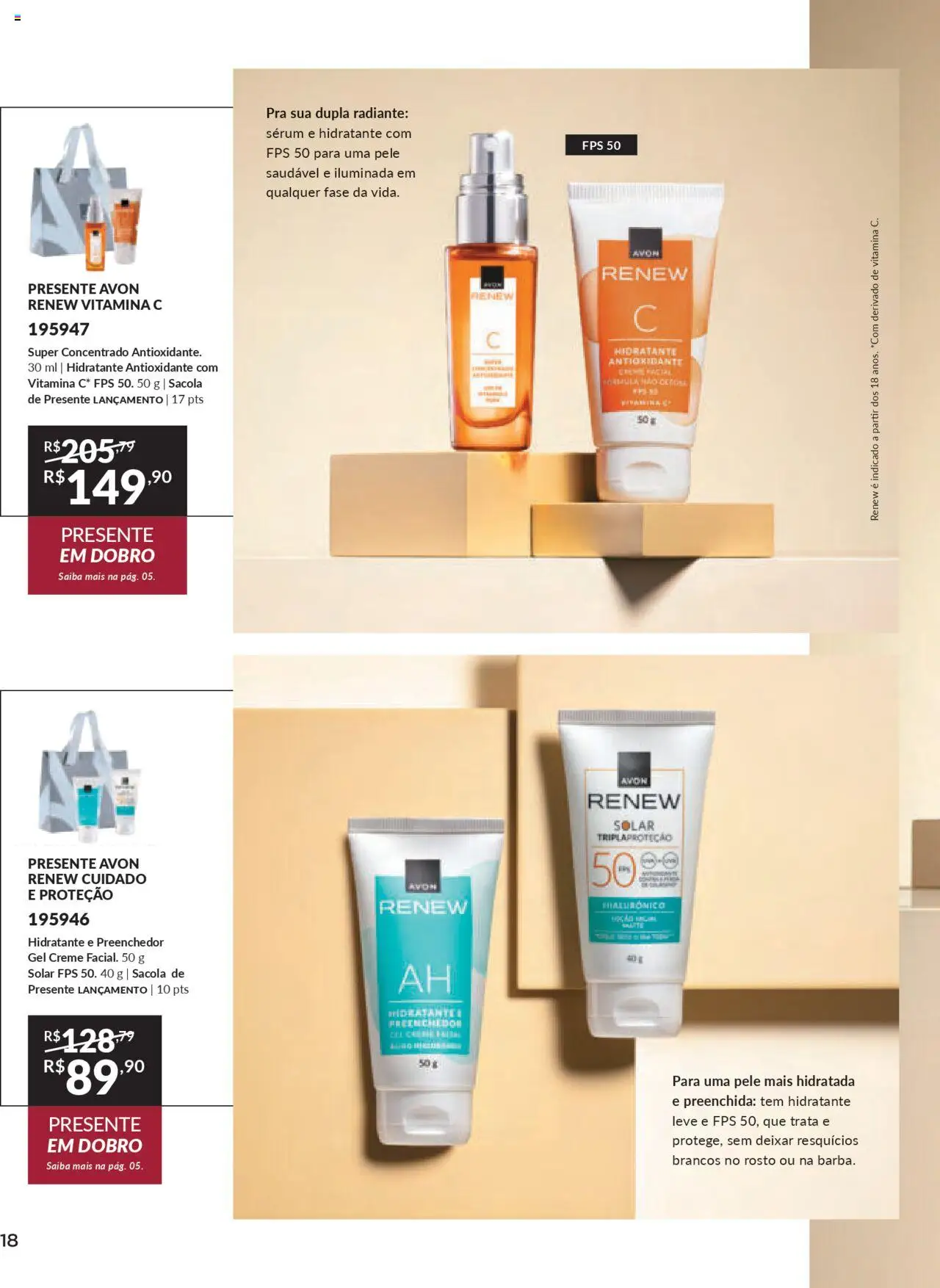 Avon Folheto - válido de 16.06.2025 | Página: 18 | Produtos: Sérum, Creme, Vitamina c
