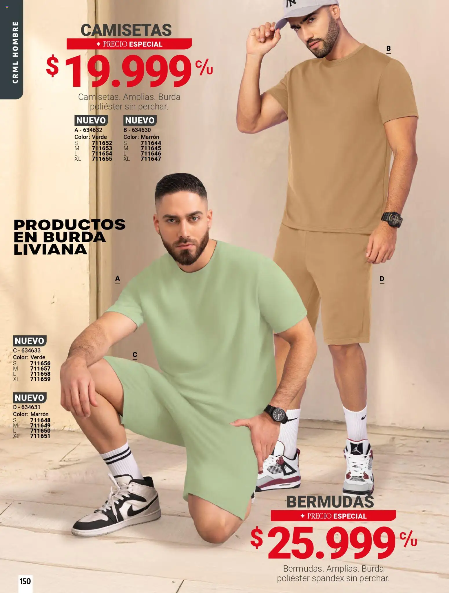 Carmel revista - valida desde el 01.06.2026 | Página: 150 | Productos: Bermudas