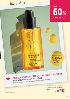 Oriflame catálogo válido desde el 25.10.2025 | Página: 123 | Productos: Aceite