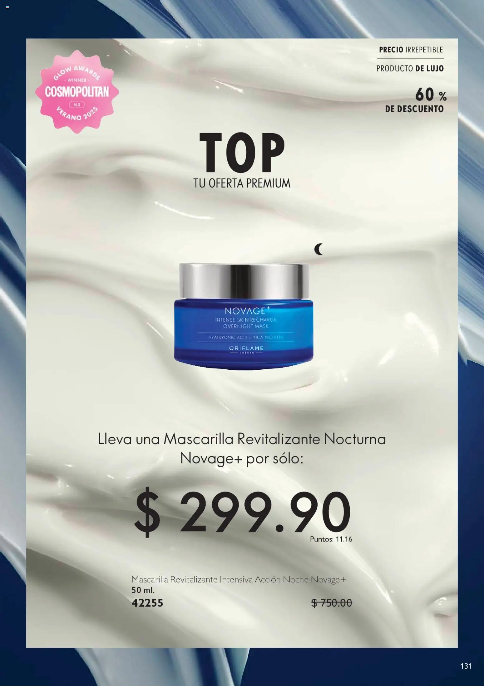 Nuevas ofertas de Oriflame válidas en toda la República Mexicana desde el 22.11.2025. ¡Encuentra las mejores ofertas en Oriflame Black Friday! | Página: 131 | Productos: Mascarilla