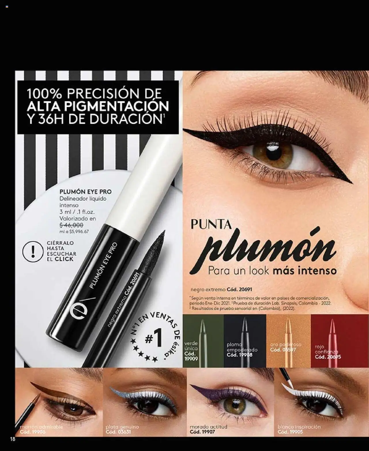 Ésika revista - valida desde el 16.06.2025 | Página: 18 | Productos: Delineador