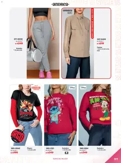 Vista previa de Andrea catálogo Outlet, nuevo folleto de la tienda, válido en México a partir del 21.12.2025 | Página: 177 | Productos: Sal, Mouse, Ropa, Sudadera
