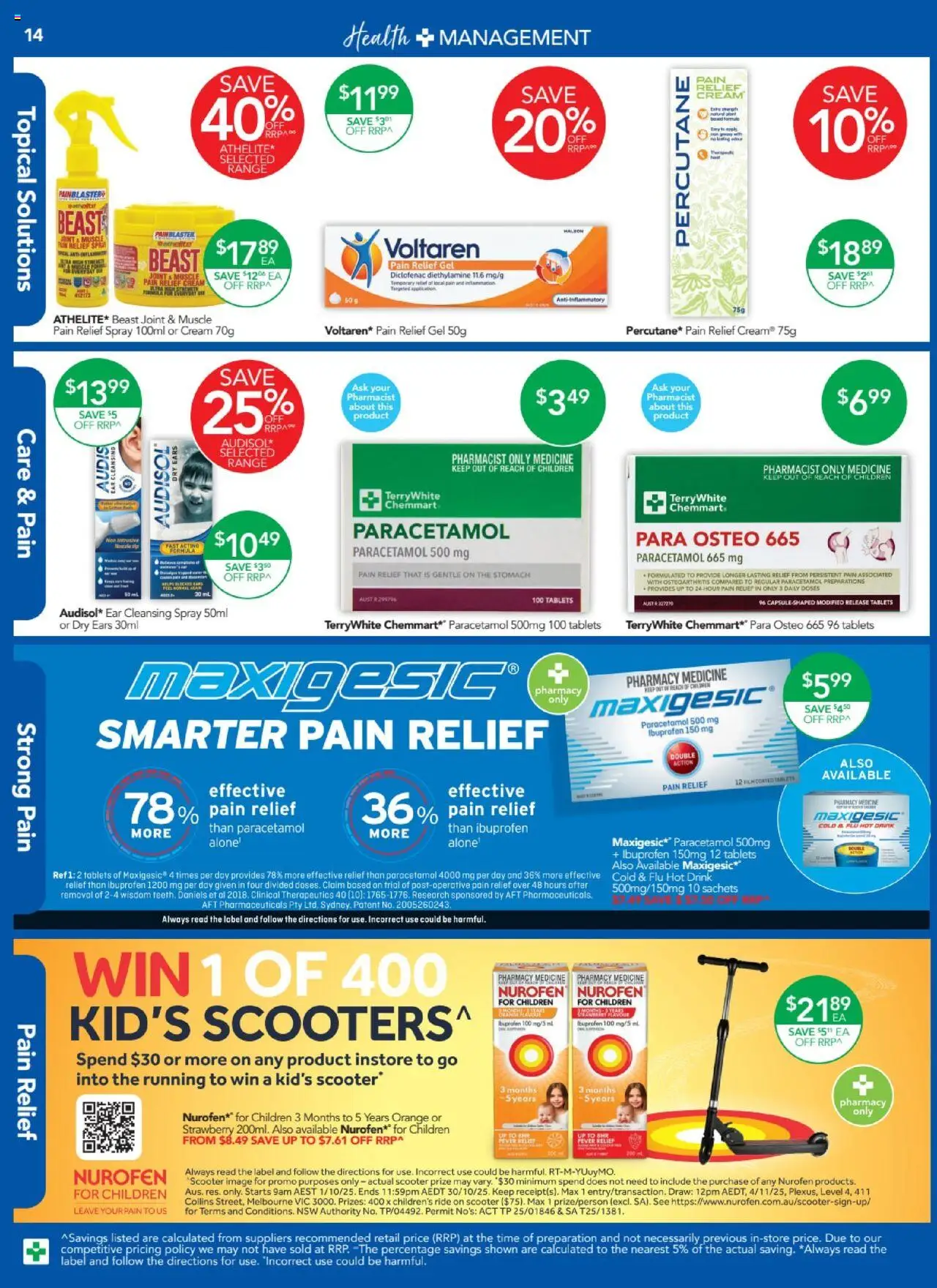 Terry White catalogue - valid from 02.10.2025 | Page: 16 | Products: Cream, Tablets, Pain relief