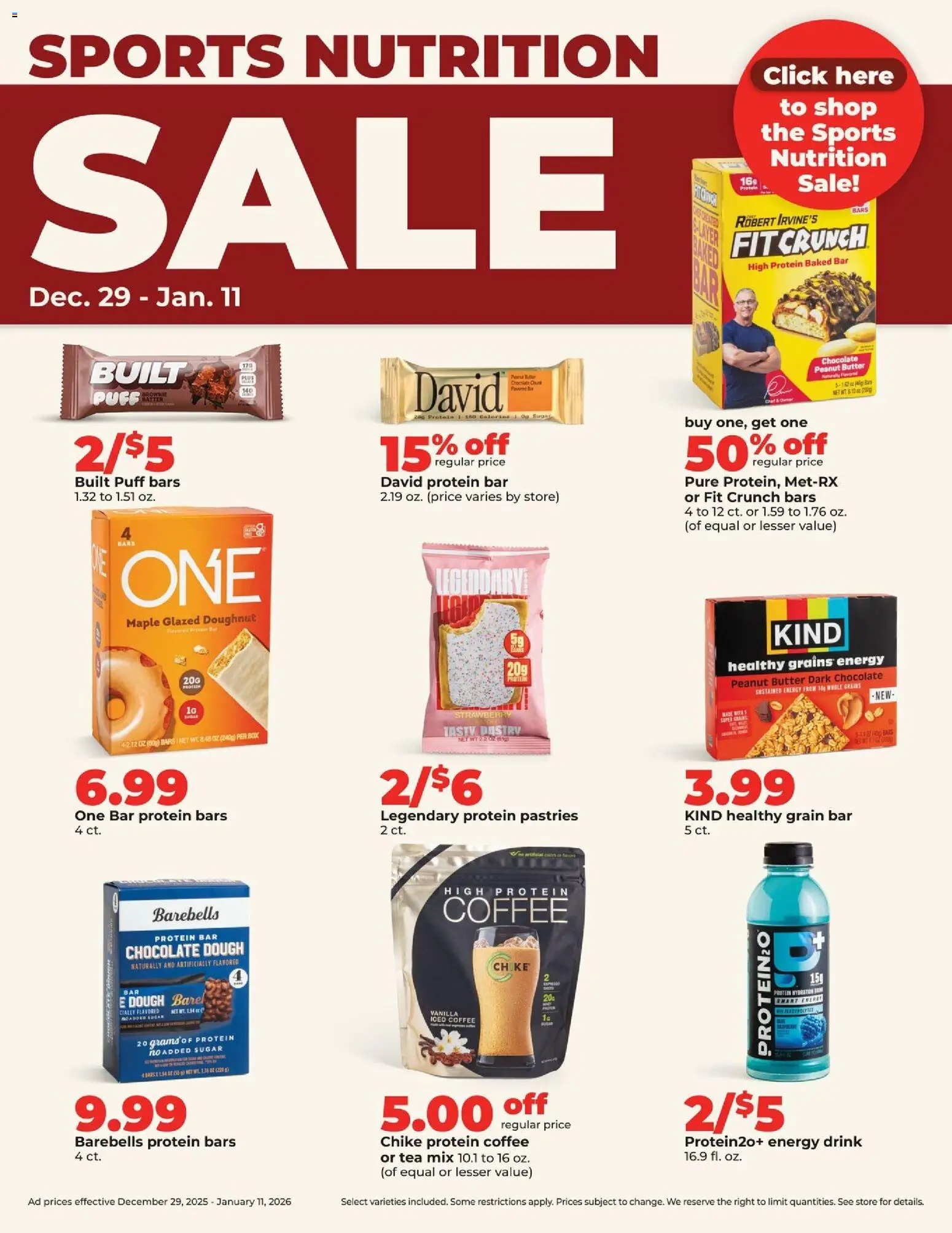 HyVee Weekly Ad - valid from 05.01.2026 | Page: 33 | Products: Box, Butter, Tea, Sugar