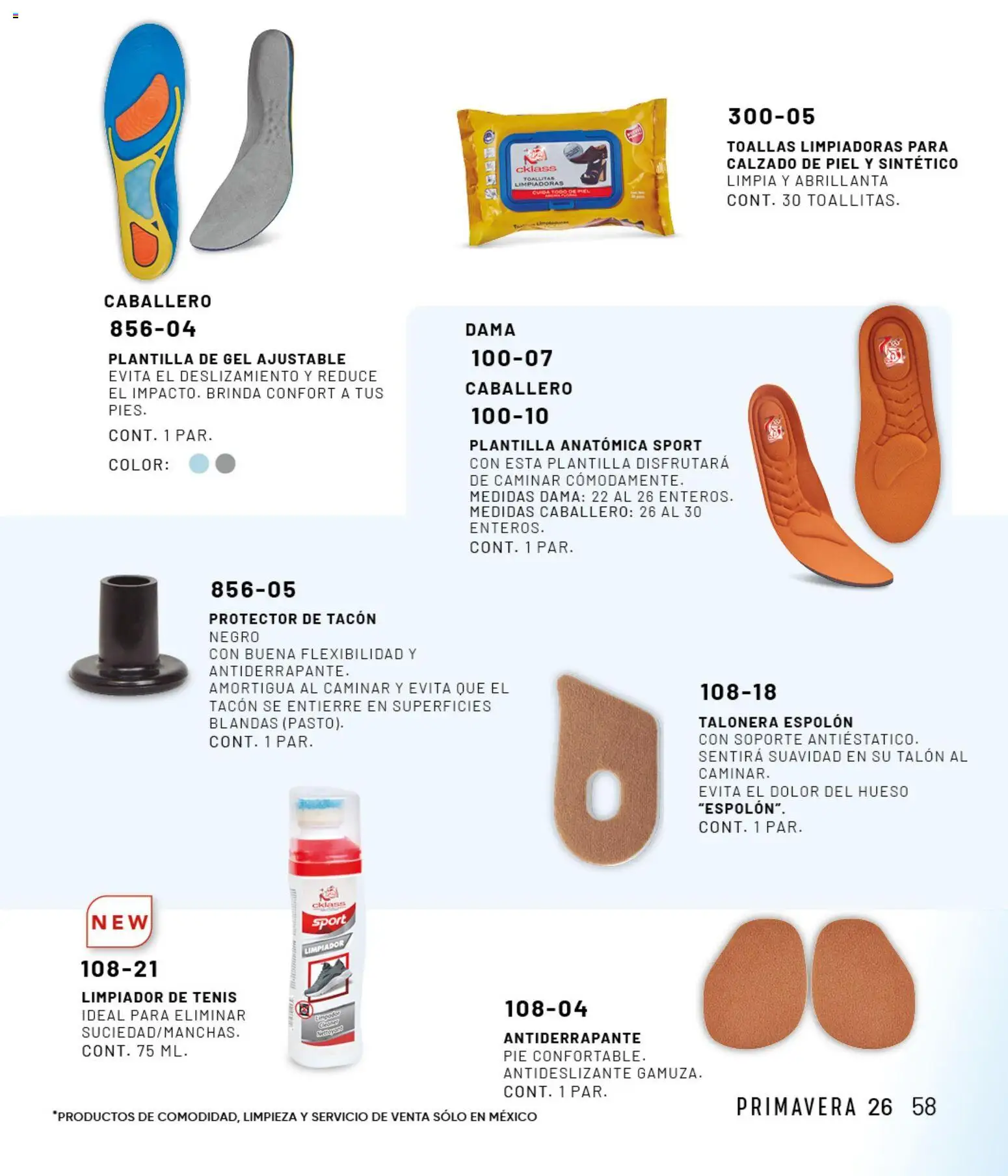 Nuevas ofertas de Cklass válidas en toda la República Mexicana desde el 02.01.2026. ¡Encuentra las mejores ofertas en Cklass catálogo Sandalias! | Página: 88 | Productos: Tenis, Limpiador, Toallas