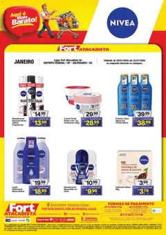 Fort Atacadista - Ofertas Nivea - Pré-Visualização do folheto da loja Fort Atacadista, válido de 20.01.2026