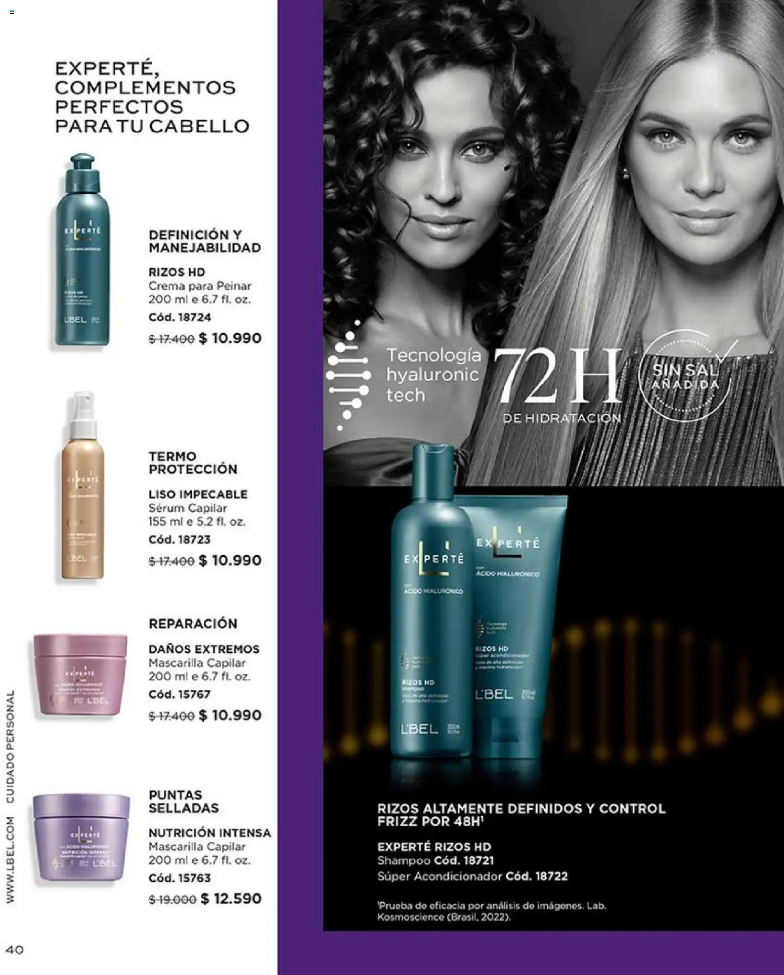 Catálogo L'Bel Campaña 3 │ válido desde el 01.02.2026 | Página: 39 | Productos: Acondicionador, Mascarilla, Termo, Serum