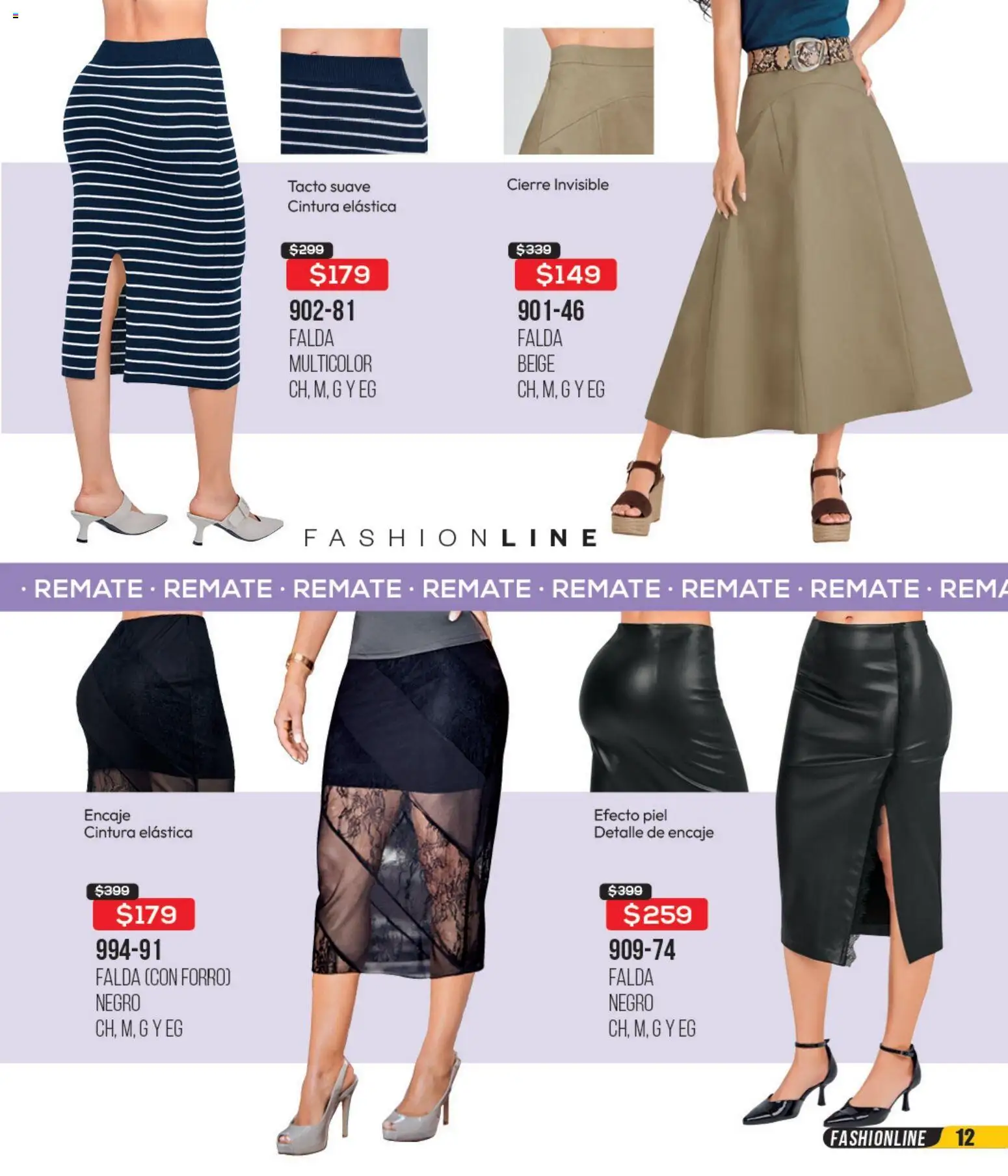 Nuevas ofertas de Cklass válidas en toda la República Mexicana desde el 14.04.2026. ¡Encuentra las mejores ofertas en Cklass catálogo 3X2 Digital Ropa! | Página: 13 | Productos: Falda