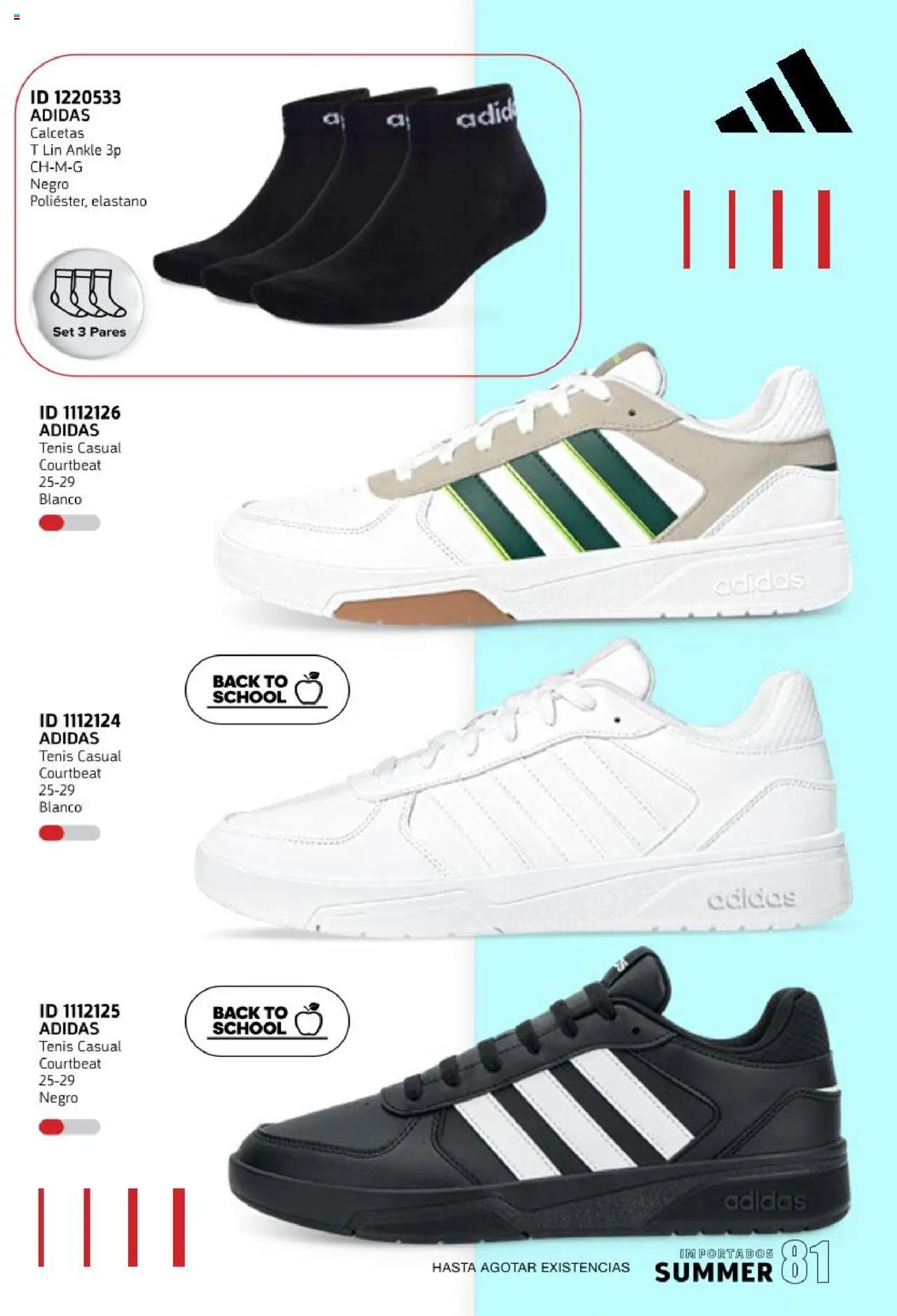 Nuevas ofertas de Price Shoes válidas en toda la República Mexicana desde el 16.05.2025. ¡Encuentra las mejores ofertas en Price Shoes catálogo ! | Página: 81 | Productos: Calcetas, Tenis