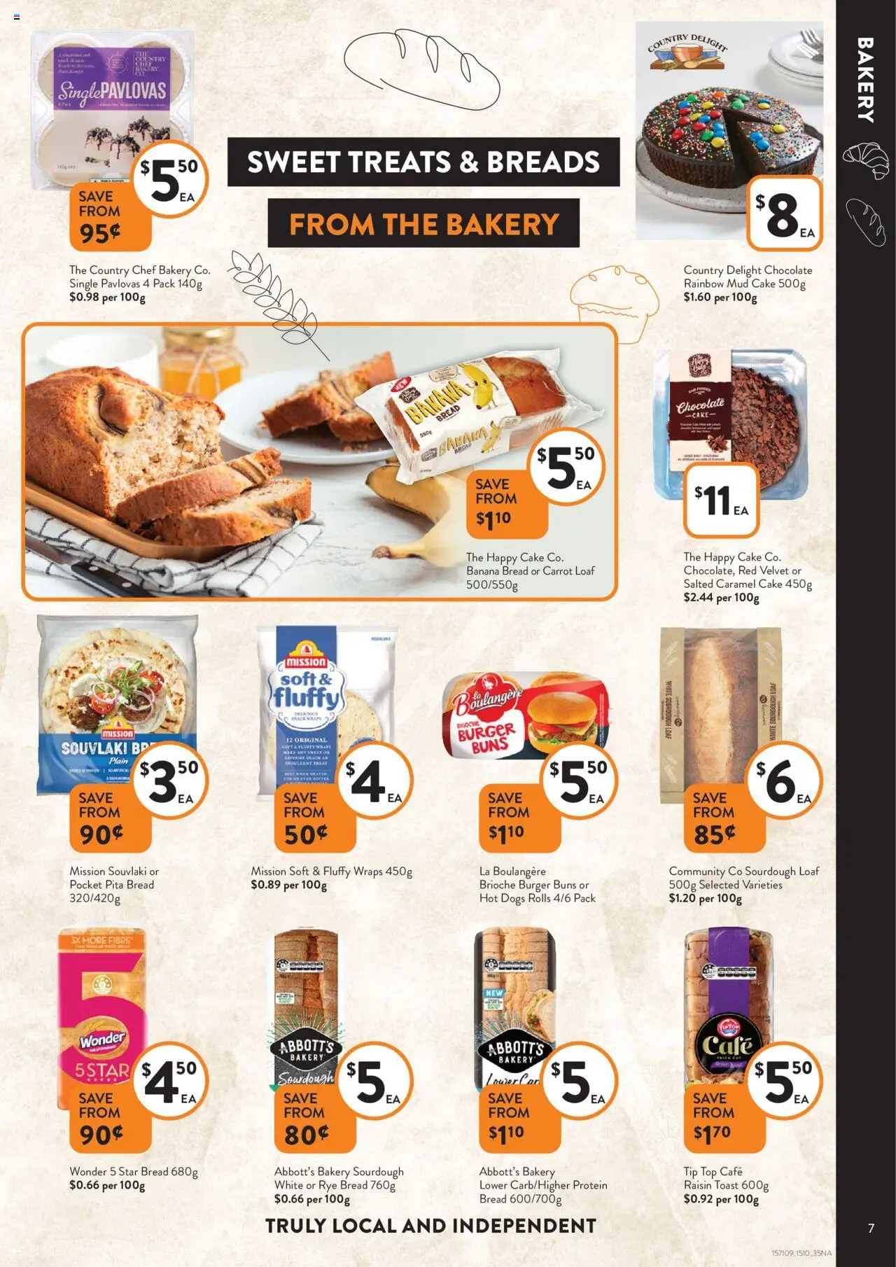 Foodworks catalogue - valid from 15.10.2025 | Page: 7 | Products: Bread, Pita bread, Rye, Bakery