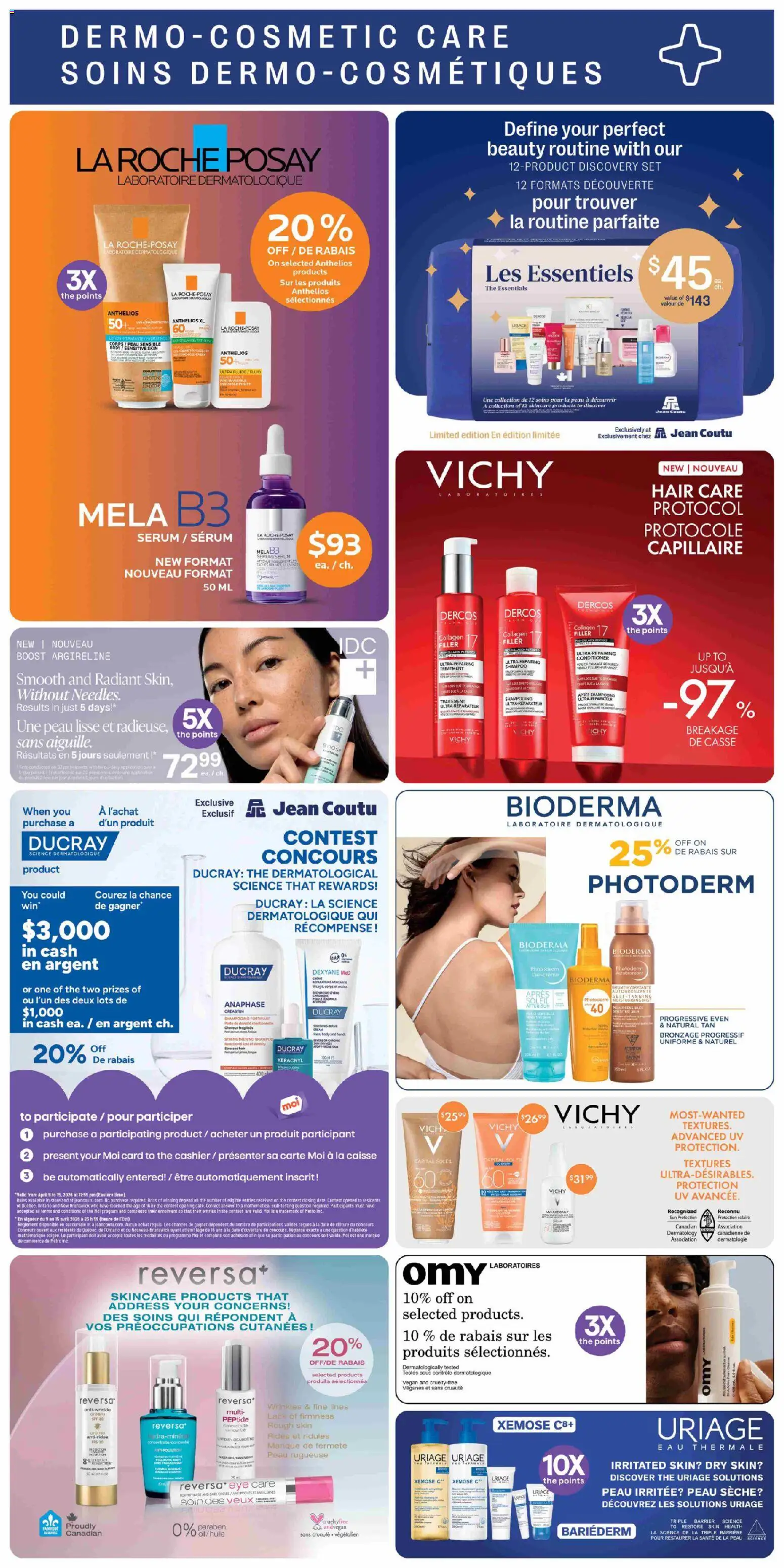 Jean Coutu flyer valid from 09.04.2026 | Page: 8 | Products: Shampoo, Conditioner