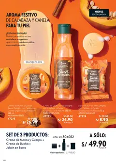 Vista previa de folleto Oriflame - Campaña 16 de la Oriflame válido desde 15.11.2025 | Página: 106 | Productos: Crema de manos, Jabón, Ducha, Crema