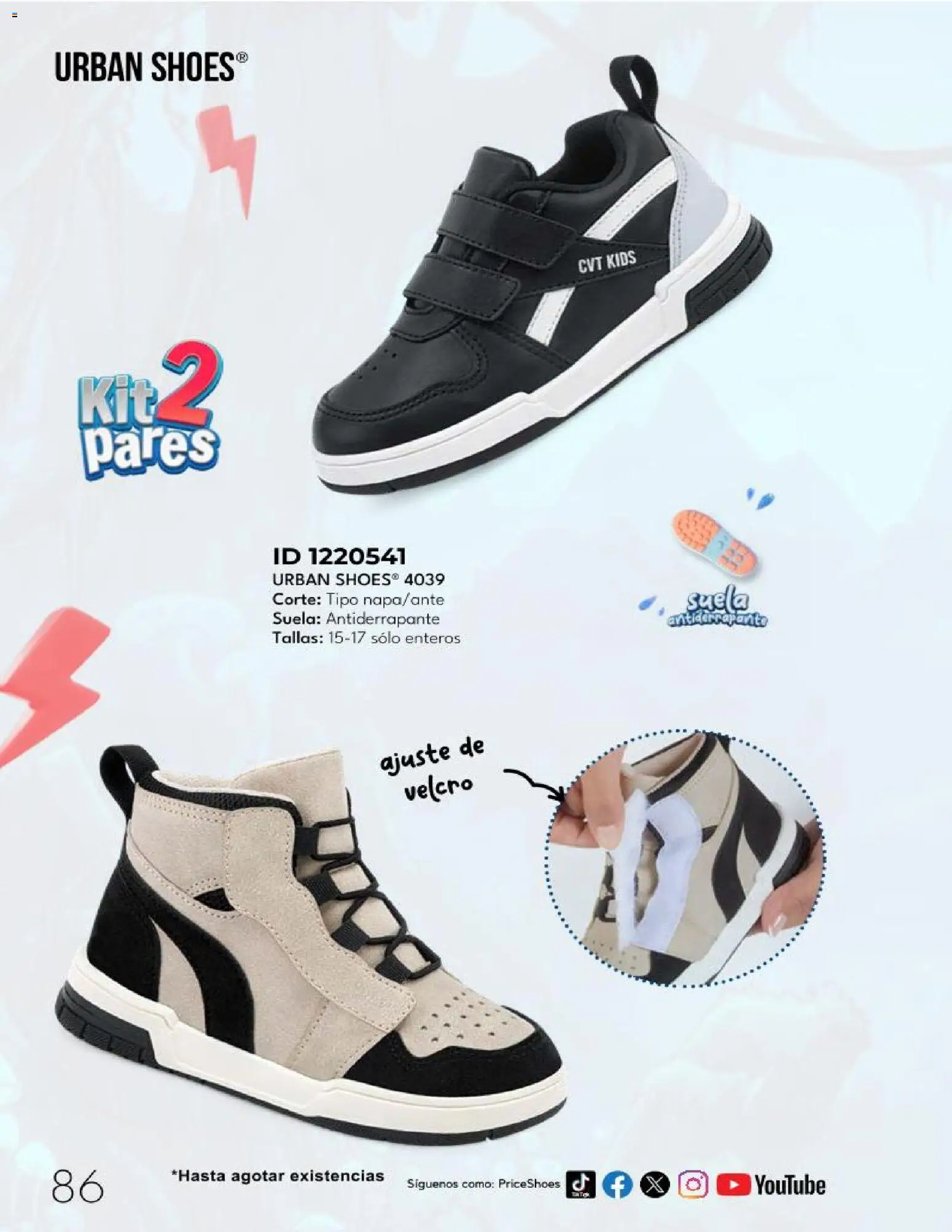 Nuevas ofertas de Price Shoes válidas en toda la República Mexicana desde el 06.12.2025. ¡Encuentra las mejores ofertas en Price Shoes catálogo Bebés! | Página: 86