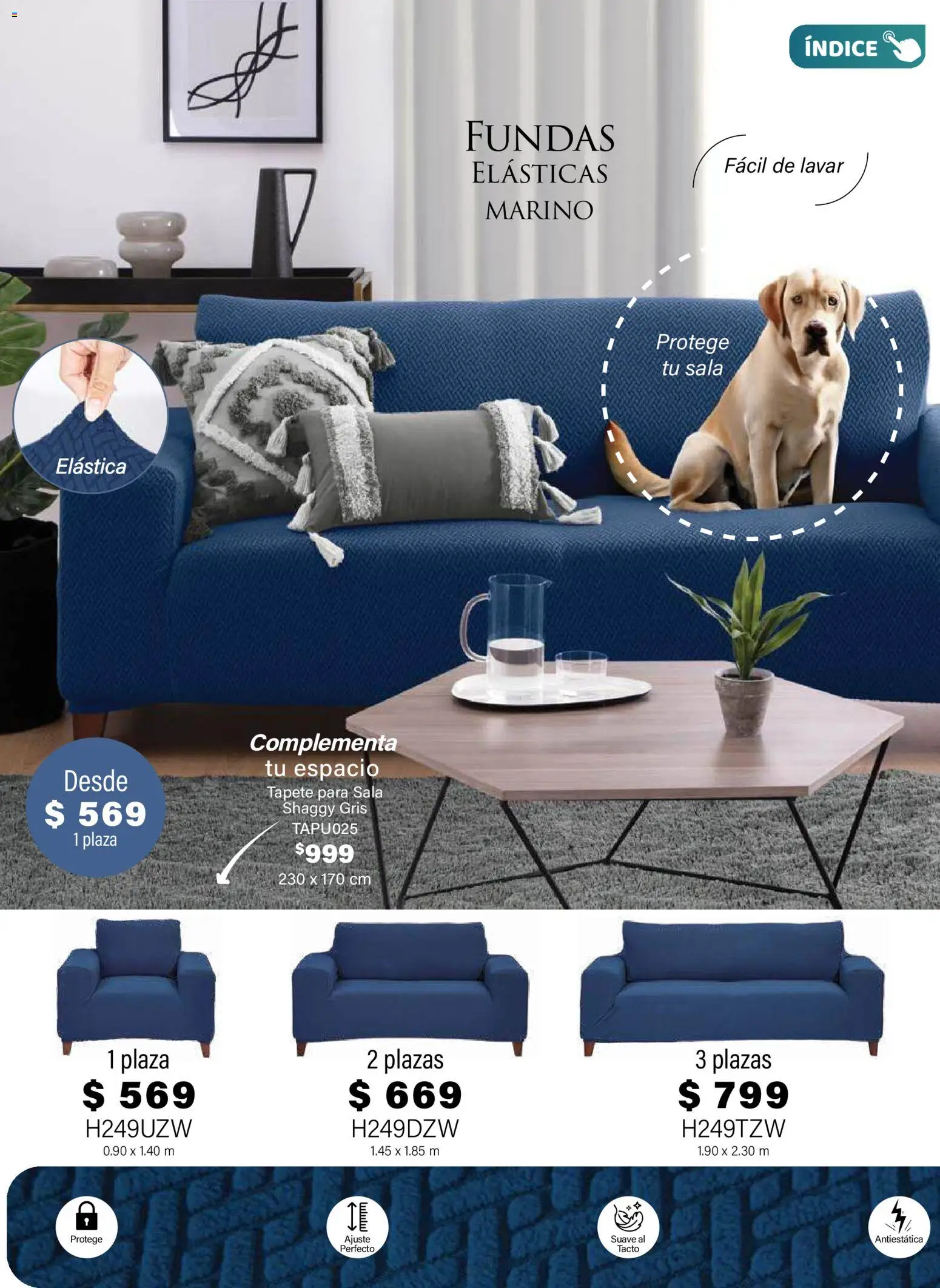 Nuevas ofertas de Colchas Concord válidas en toda la República Mexicana desde el 01.11.2025. ¡Encuentra las mejores ofertas en Colchas Concord Buen Fin! | Página: 242 | Productos: Tapete