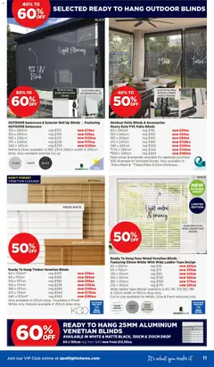 Preview of Spotlight  Catalogue  - valid from 07.01.2026 | Page: 11 | Products: Blinds, Cleaner, Wood, Accessories