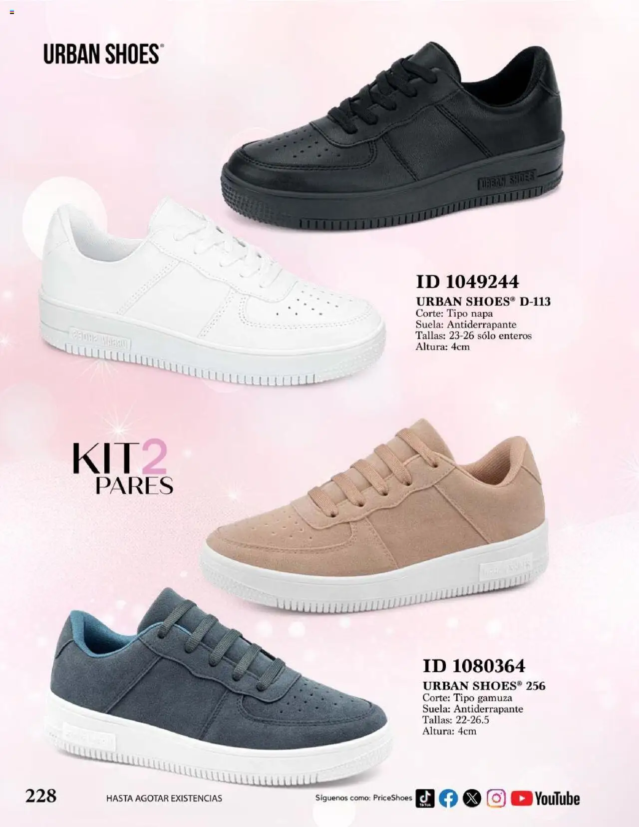 Nuevas ofertas de Price Shoes válidas en toda la República Mexicana desde el 05.08.2024. ¡Encuentra las mejores ofertas en Price Shoes catálogo Vestir Casual ! | Página: 228 | Productos: Gamuza