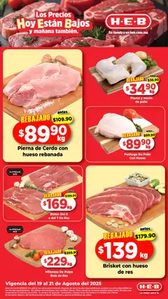 Vista previa de H-E-B folleto, nuevo folleto de la tienda, válido en México a partir del 19.08.2025