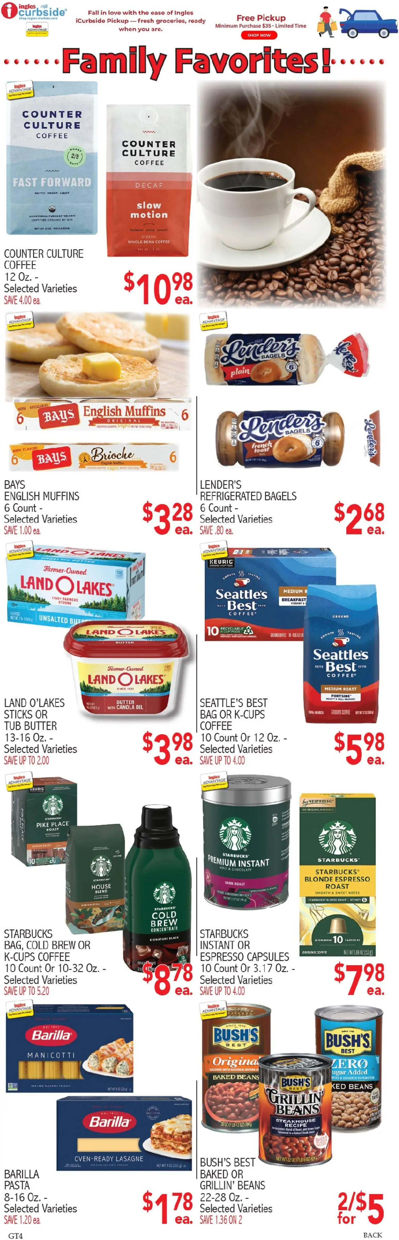 Ingles Weekly Ad - valid from 22.10.2025 | Page: 8 | Products: Butter, Oil, Pasta, Bag