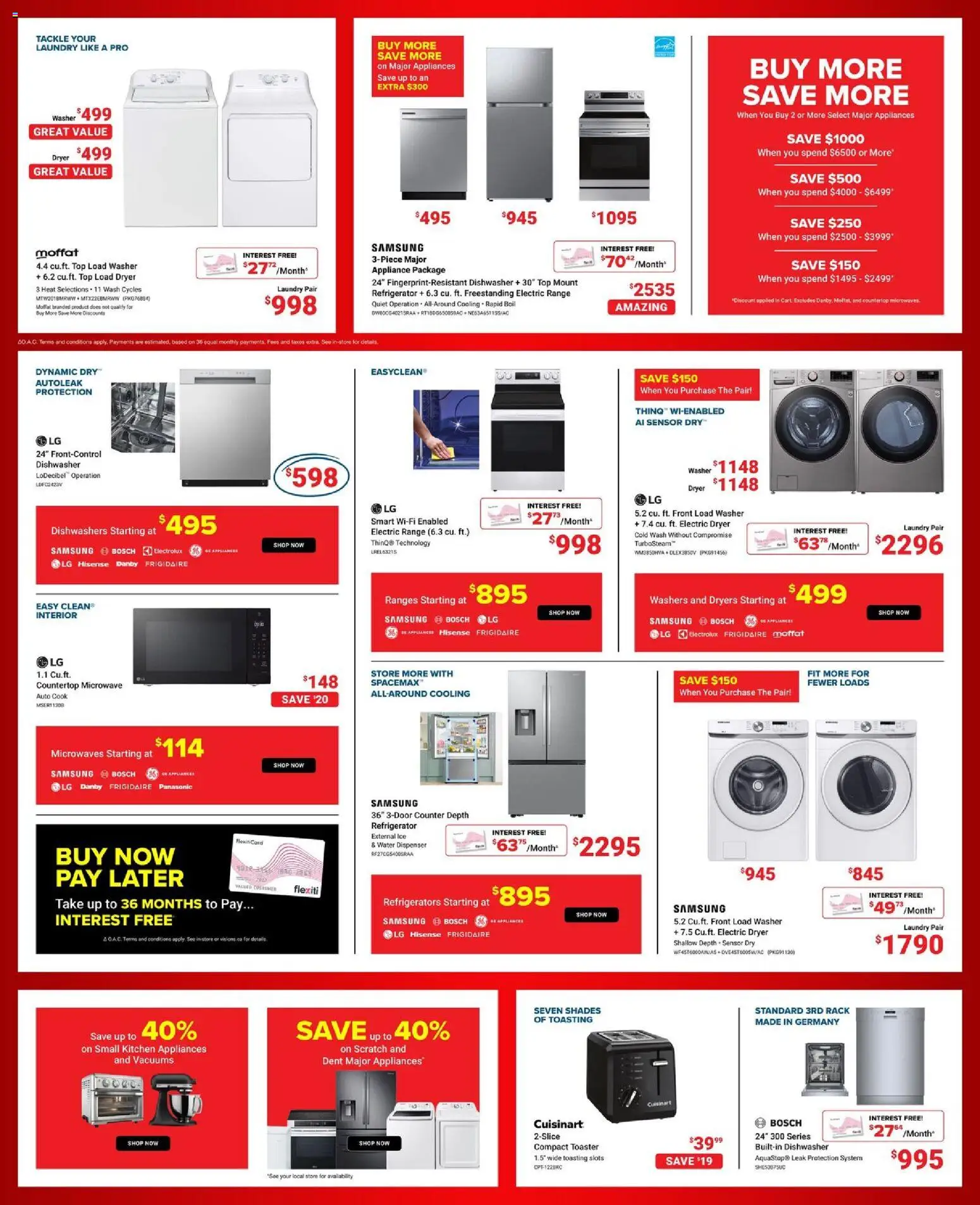 Visions flyer valid from 20.02.2026 | Page: 6 | Products: Refrigerator, Dryer, Dishwasher, Toaster
