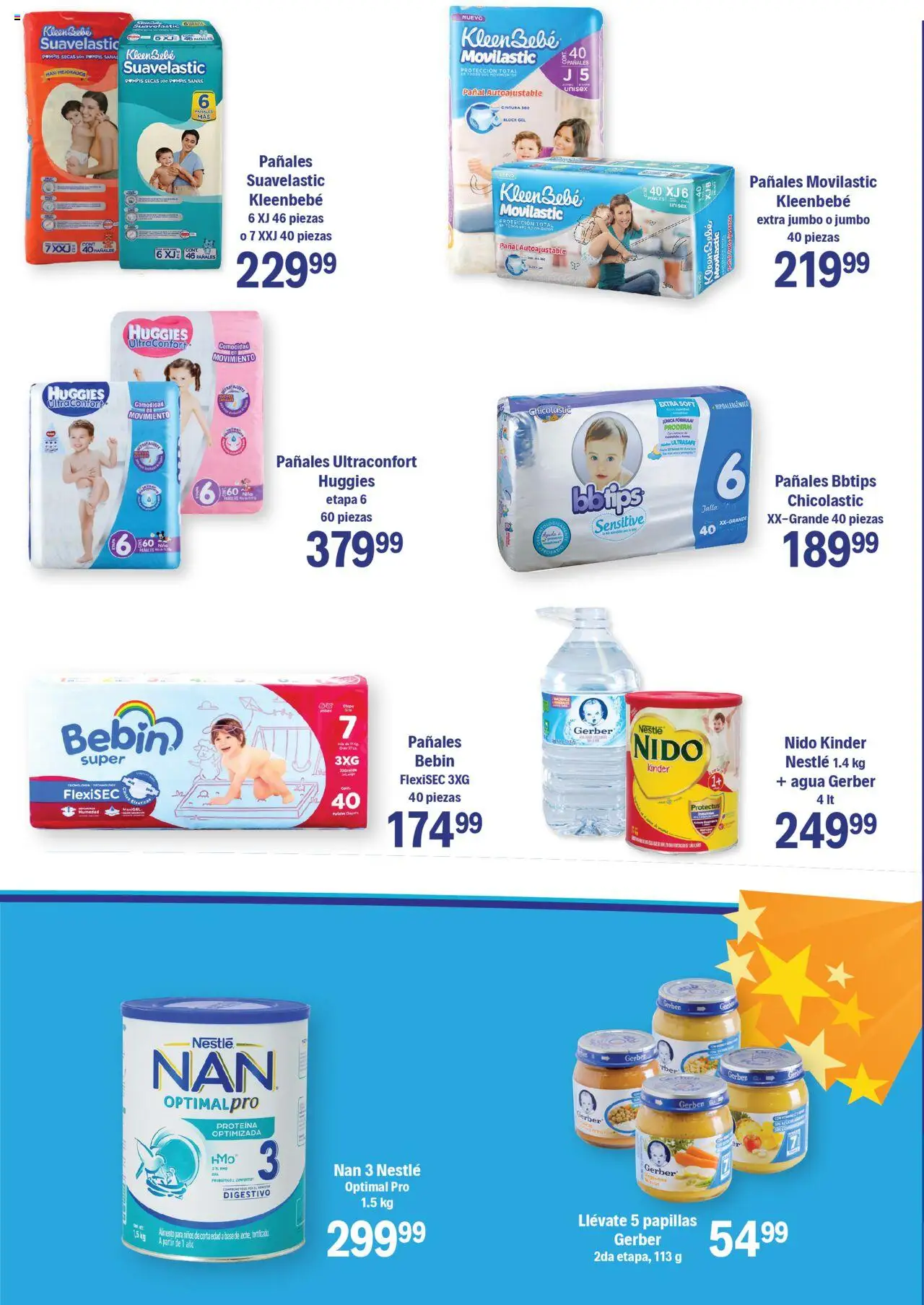 Nuevas ofertas de S-Mart válidas en toda la República Mexicana desde el 26.09.2025. ¡Encuentra las mejores ofertas en S-Mart - Folleto de Feria - Matamoros! | Página: 5 | Productos: Agua, Pañales